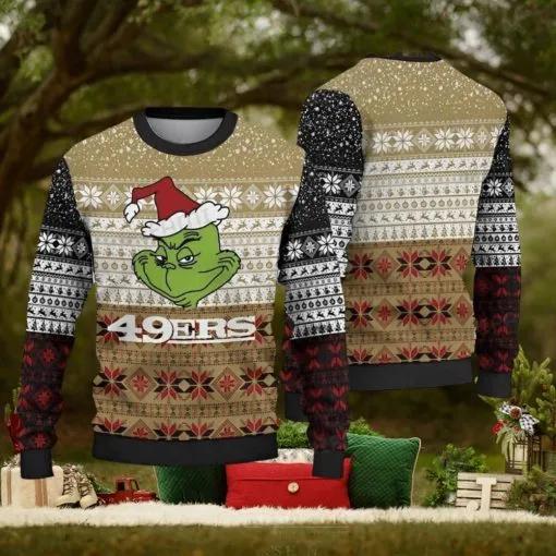 49ers The Grinch Ugly Christmas Sweater