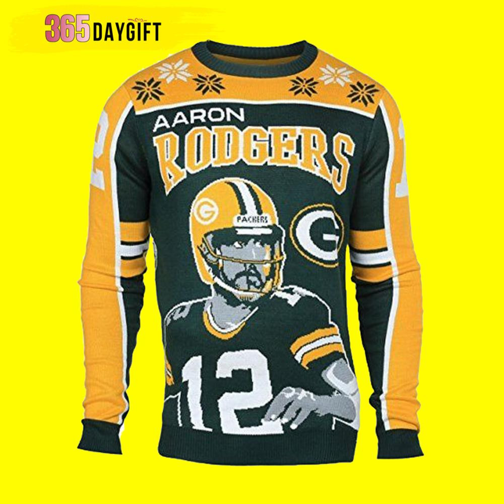 Aaron Green Bay Packers Ugly Christmas Sweater