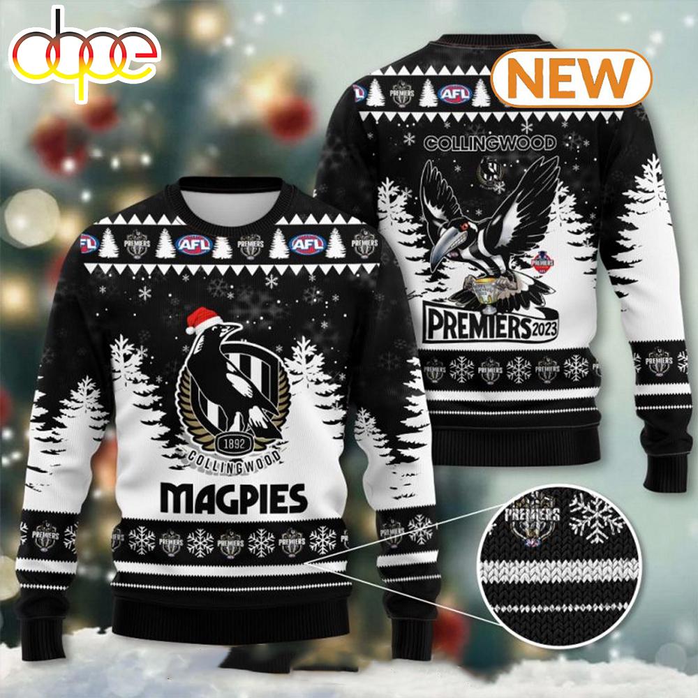AFL Premiers Collingwood Ugly Christmas Sweater Shirt, Sweatshirt
