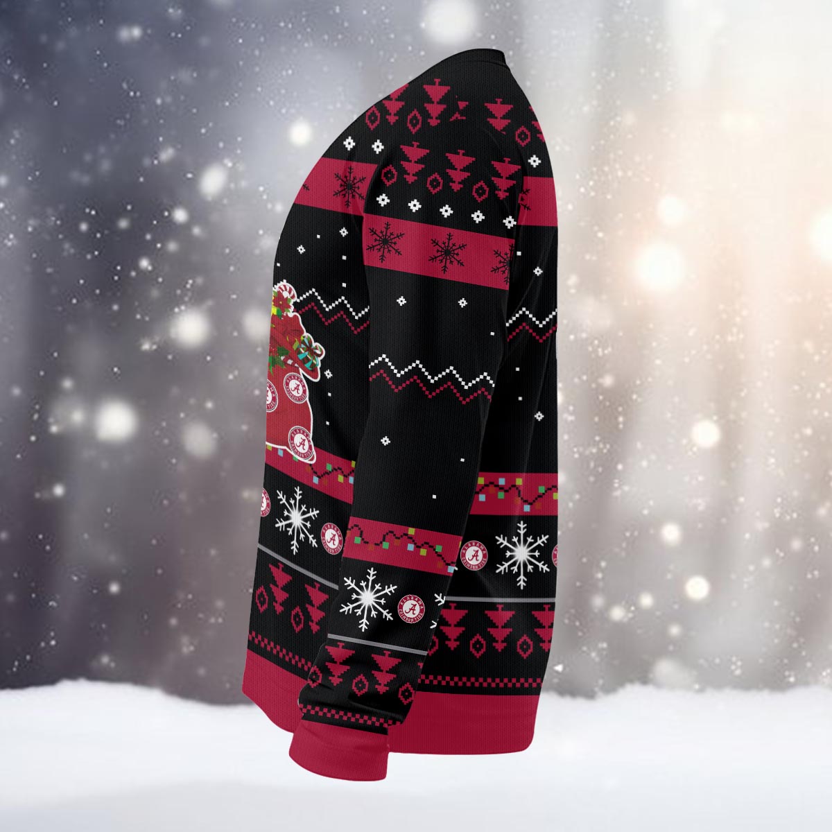 Alabama Crimson Tide Santa Claus Ugly Christmas Sweater