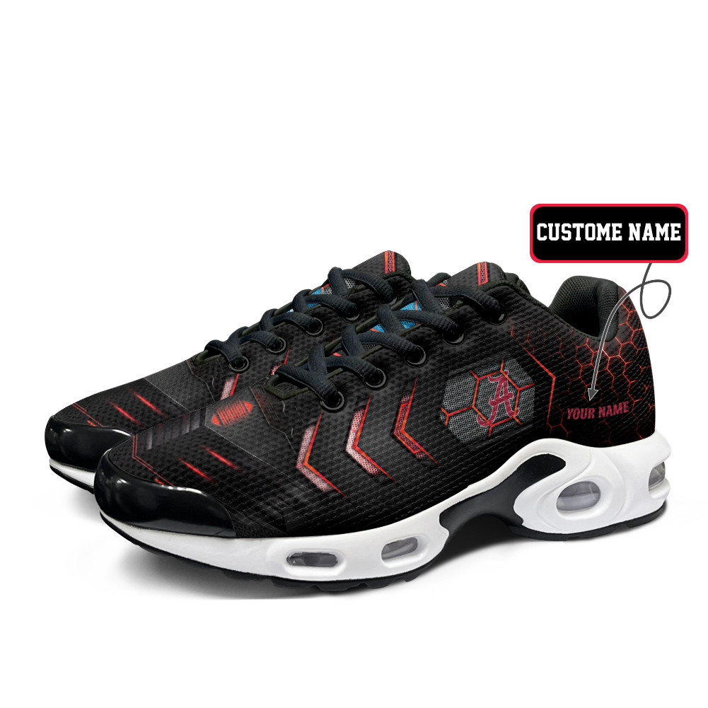 Alabama Personalized Name Team Colors Arrow Line Beehive Pattern TN Air Max Shoes Air Cushion Sneakers