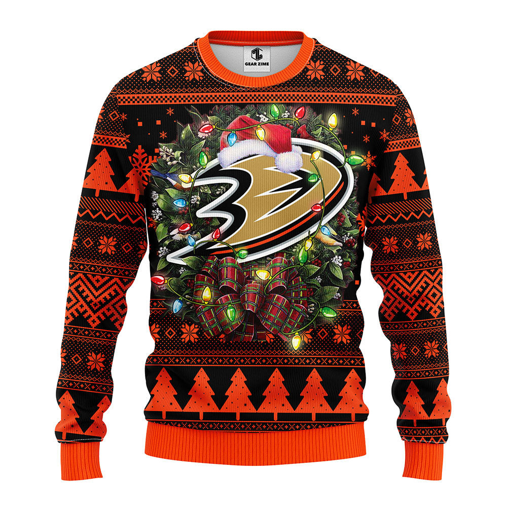 Anaheim Ducks Ugly Christmas Sweater Christmas