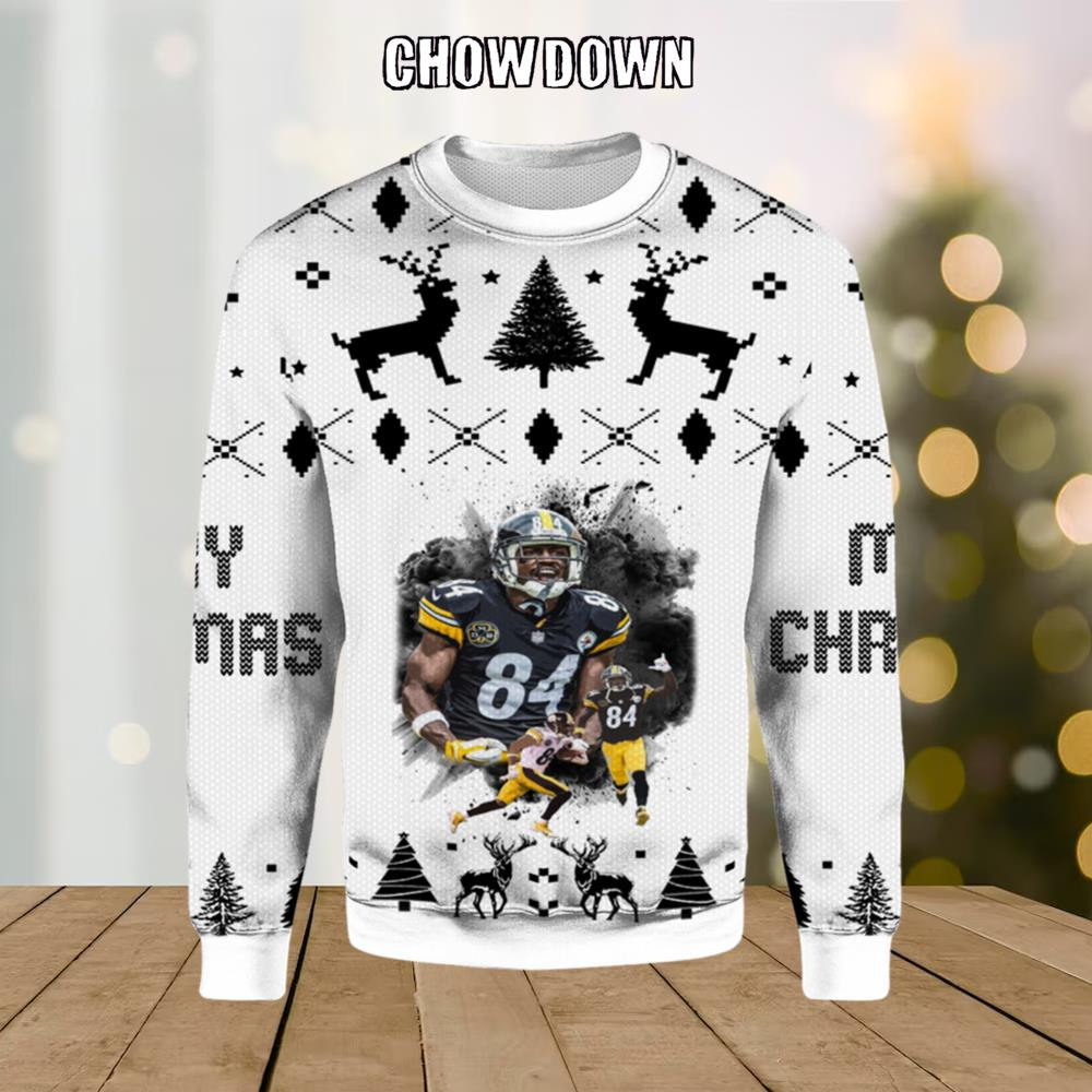 Antonio Brown Pittsburgh Steelers Ugly Christmas Sweater