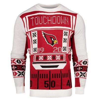 Arizona Cardinals Cardinal Lightup Christmas Ugly Christmas Sweater