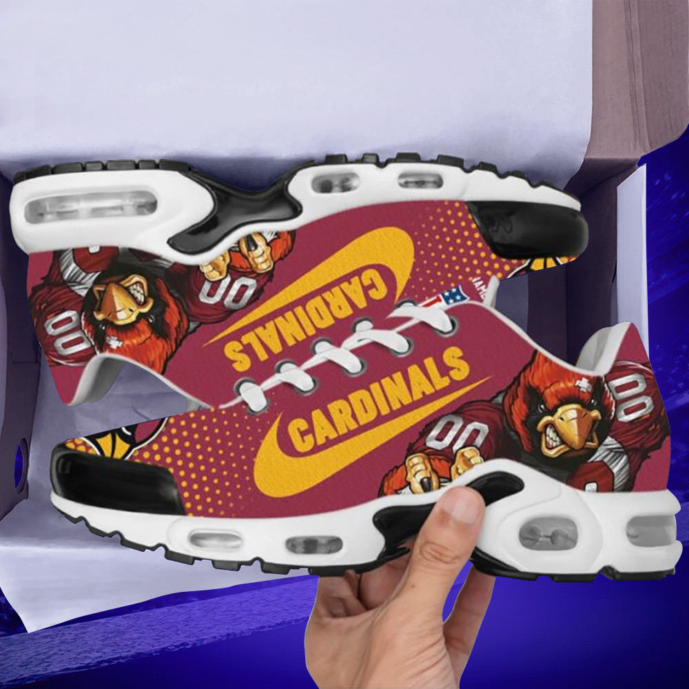 Arizona Cardinals Dot Pattern Custom Name Air Max Shoes Air Cushion Sneakers
