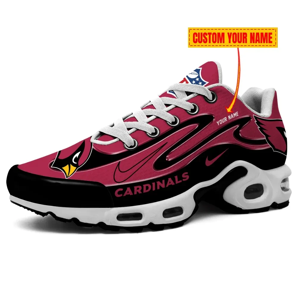 Arizona Cardinals Personalized Name Team Mix Colors V2 TN Air Max Shoes Air Cushion Sneakers