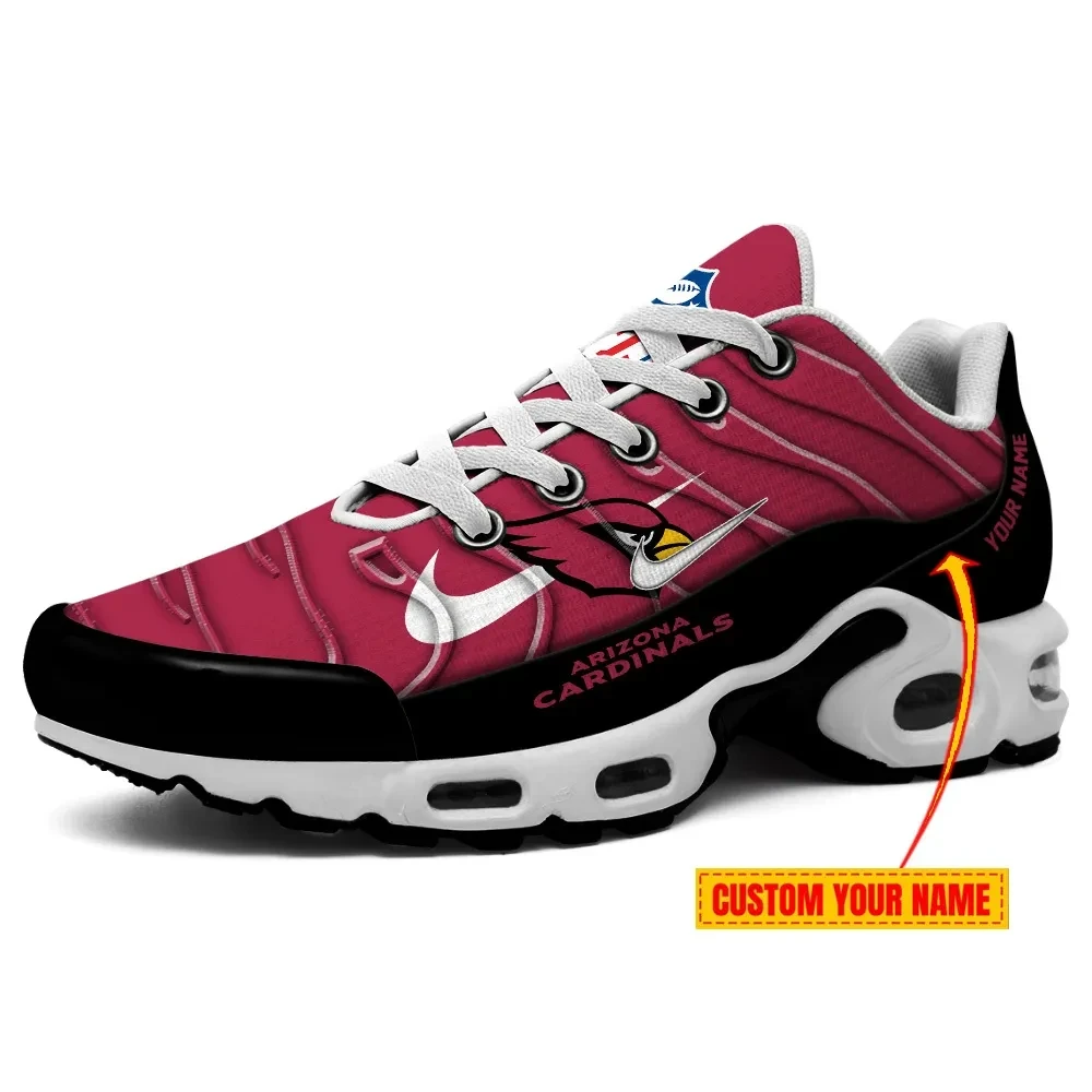 Arizona Cardinals Personalized Name Team Mix Colors V4 TN Air Max Shoes Air Cushion Sneakers