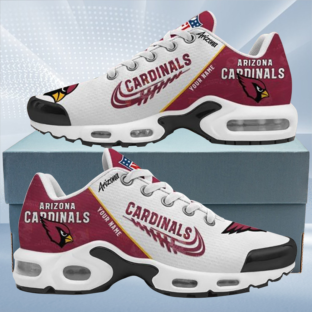 Arizona Cardinals Personalized Name Team Mix Colors Wing Logo TN Air Max Shoes Air Cushion Sneakers