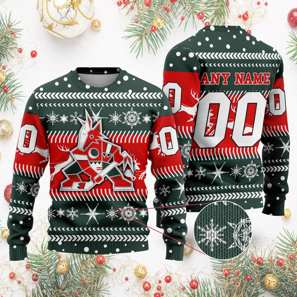 Arizona Coyotes | Specialized Unisex Ugly Christmas Sweater For Chrismas Season