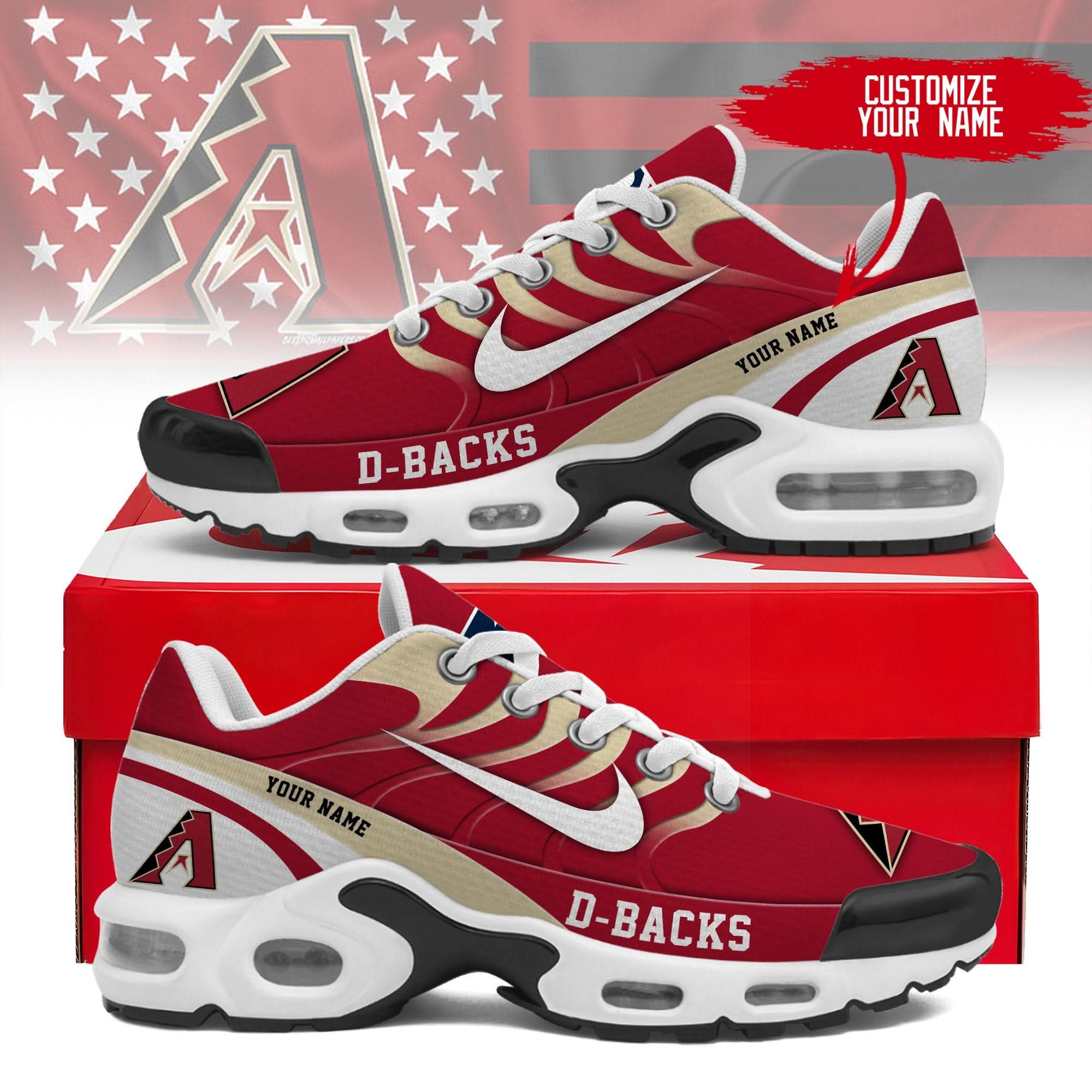 Arizona Diamondbacks Personalized Air Max Shoes 300525