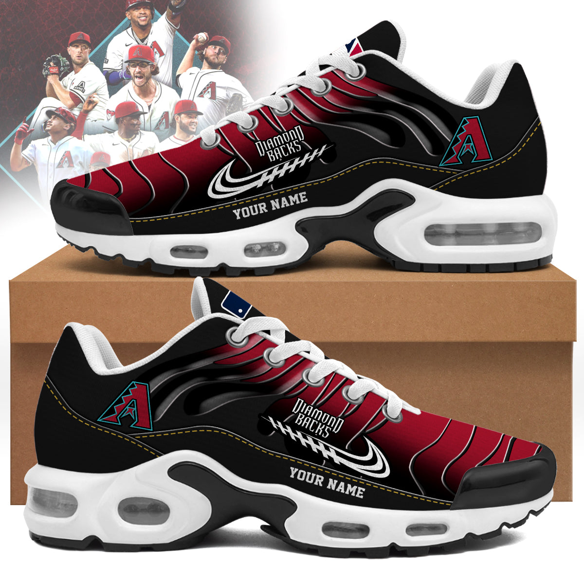 Arizona Diamondbacks Personalized Air Max Shoes