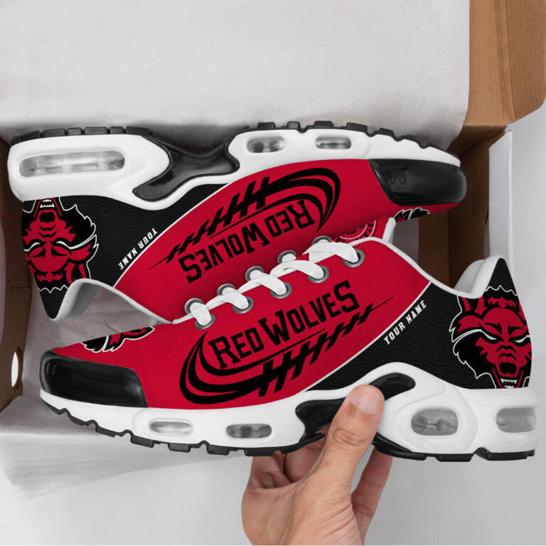 Arkansas State Red Wolves TN Air Max Plus Shoes Sneakers For Men And Women