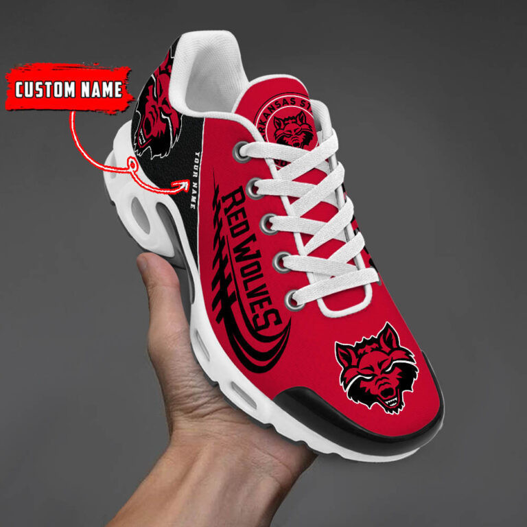 Arkansas State Red Wolves TN Air Max Plus Shoes Sneakers For Men And Women