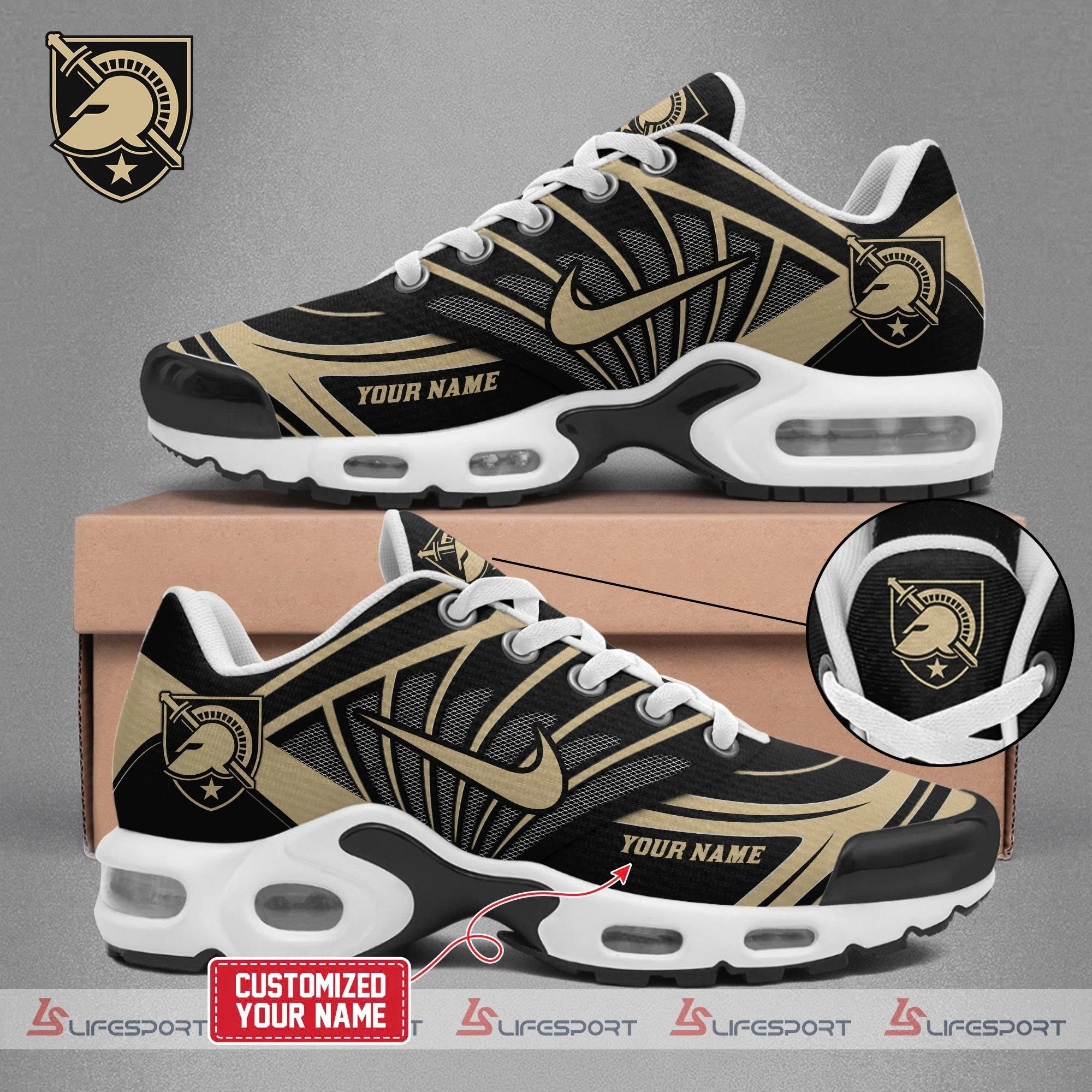 Army Black Knights TN Air Max Plus Shoes Sneakers For Men And Women
