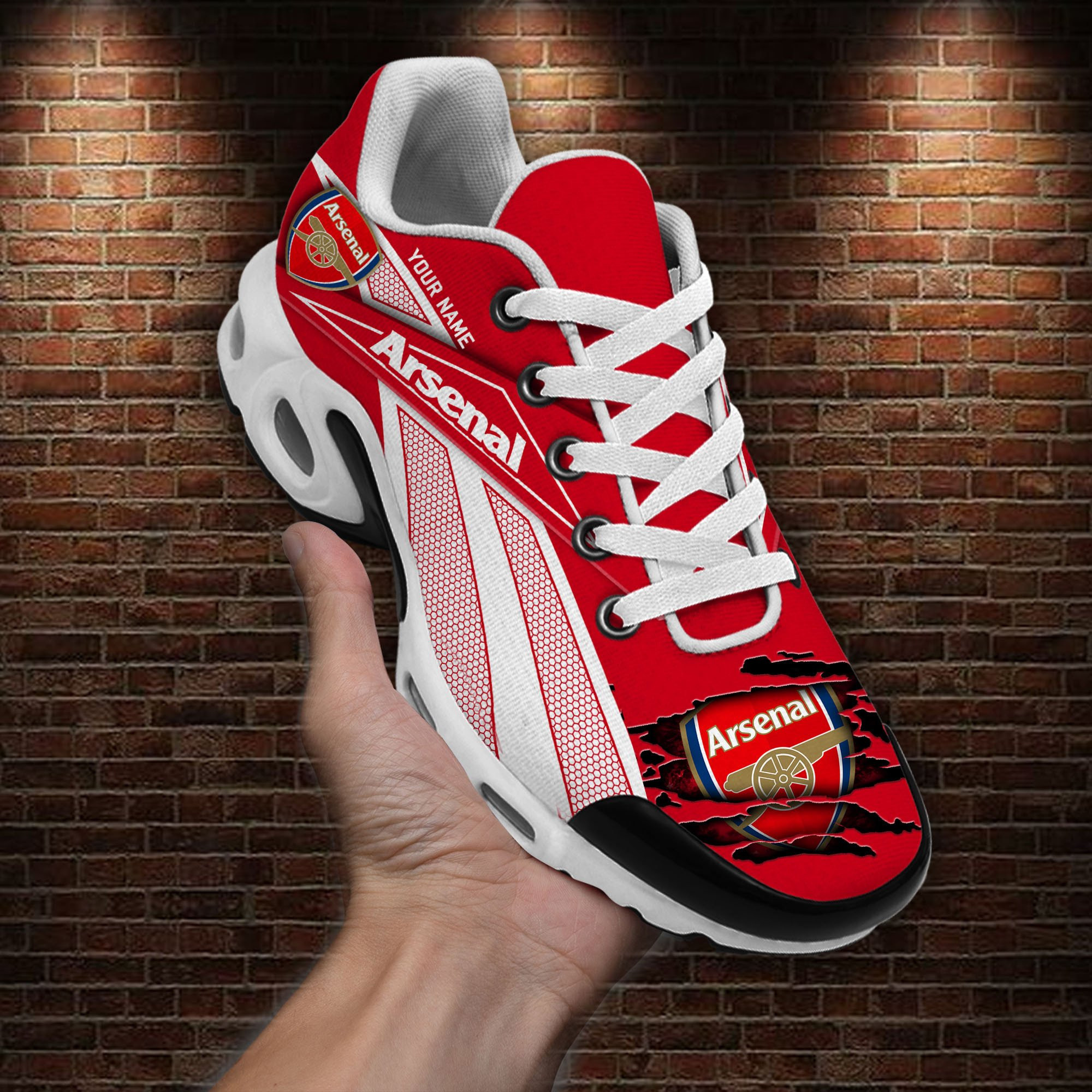 Arsenal F.C. TN Air Max Plus Shoes Sneakers For Men And Women