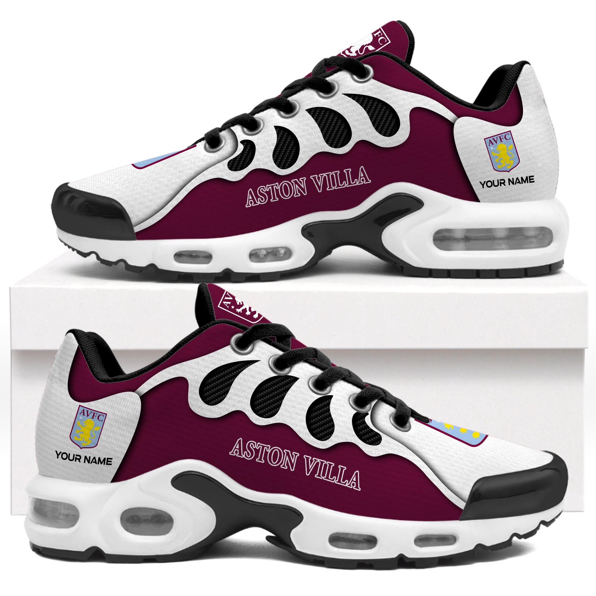 Aston Villa TN Air Max Plus Shoes Sneakers For Men And Women