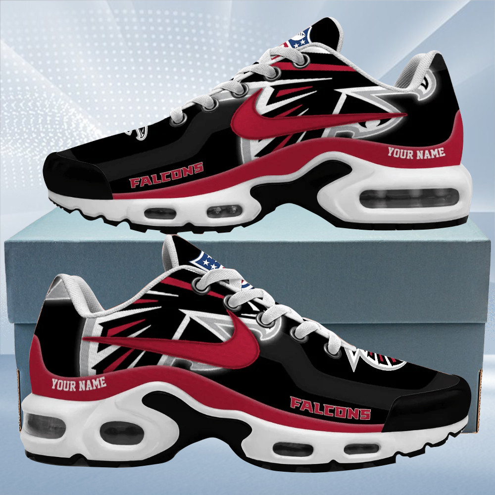 Atlanta Falcons Personalized Name Team Mix Colors V1 TN Air Max Shoes Air Cushion Sneakers
