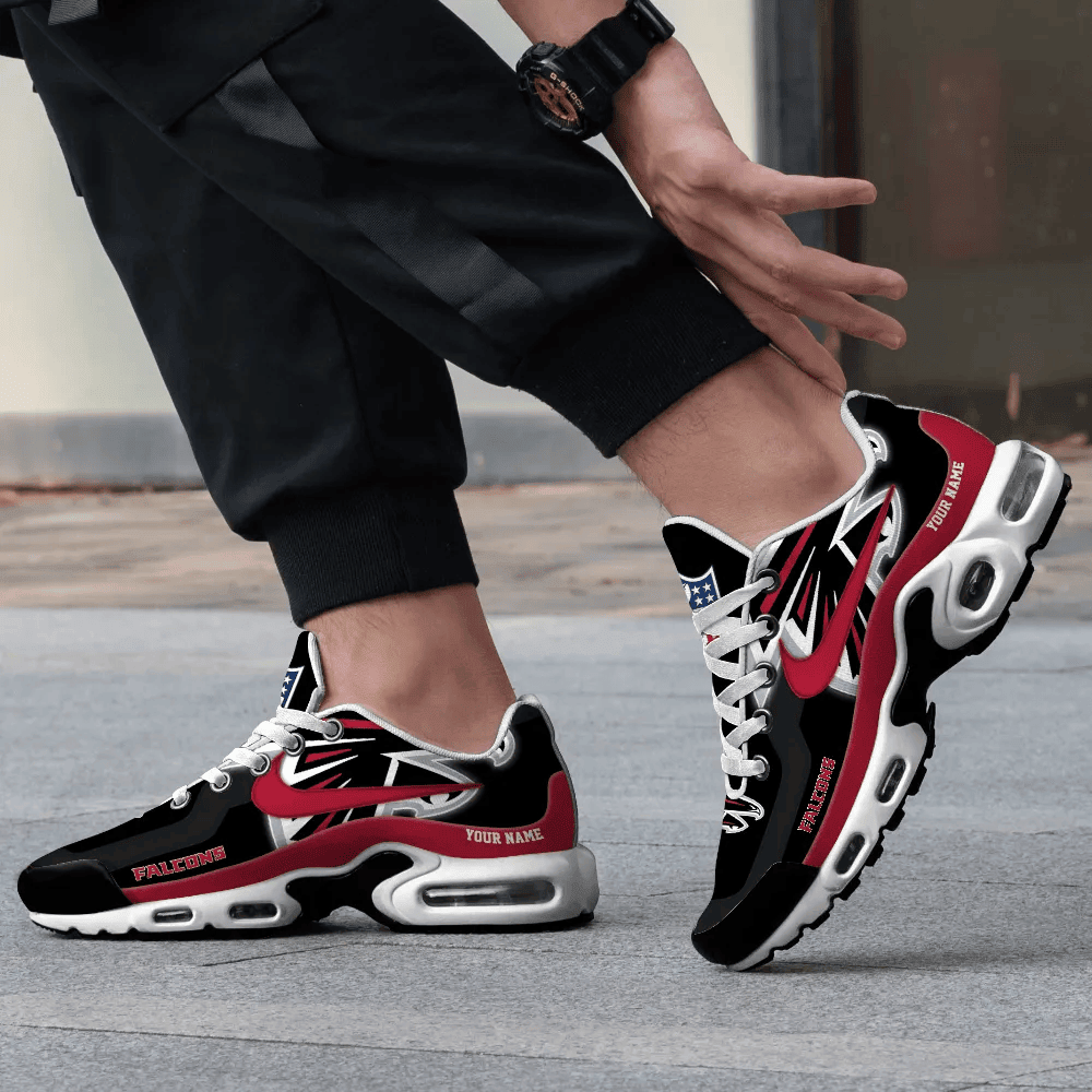 Atlanta Falcons Personalized Name Team Mix Colors V1 TN Air Max Shoes Air Cushion Sneakers