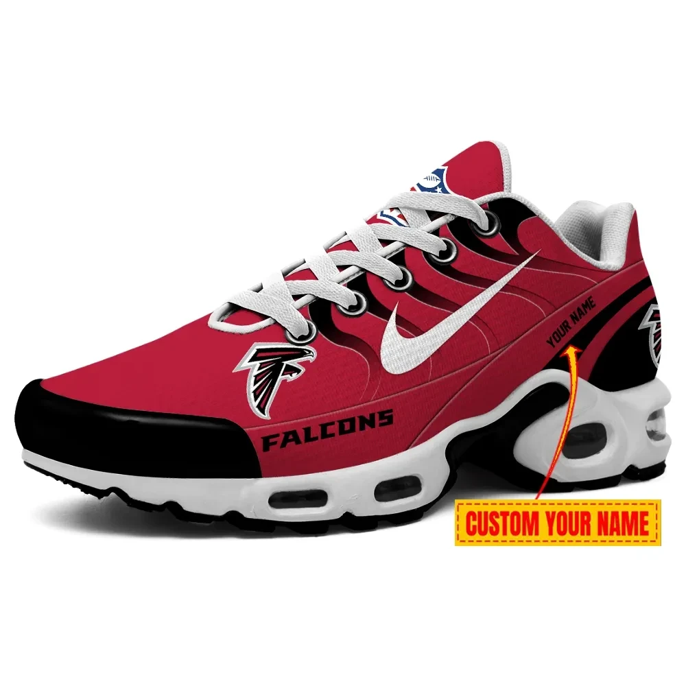 Atlanta Falcons Personalized Name Team Mix Colors V3 TN Air Max Shoes Air Cushion Sneakers