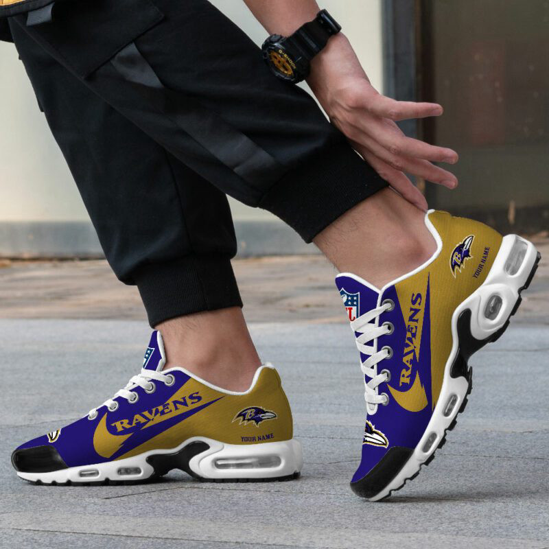 Baltimore Ravens Air Max Plus Sport Sneakers For Fan Gifts