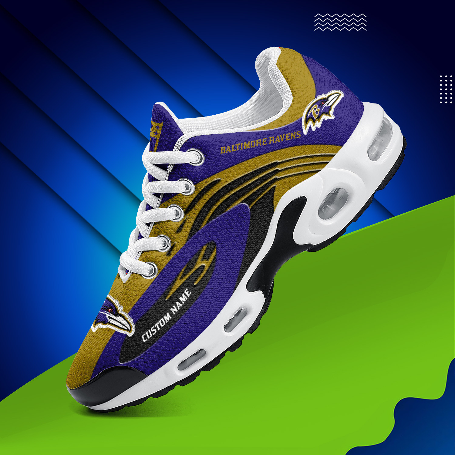 Baltimore Ravens TN Air Max Plus Shoes Sneakers For Men And Women