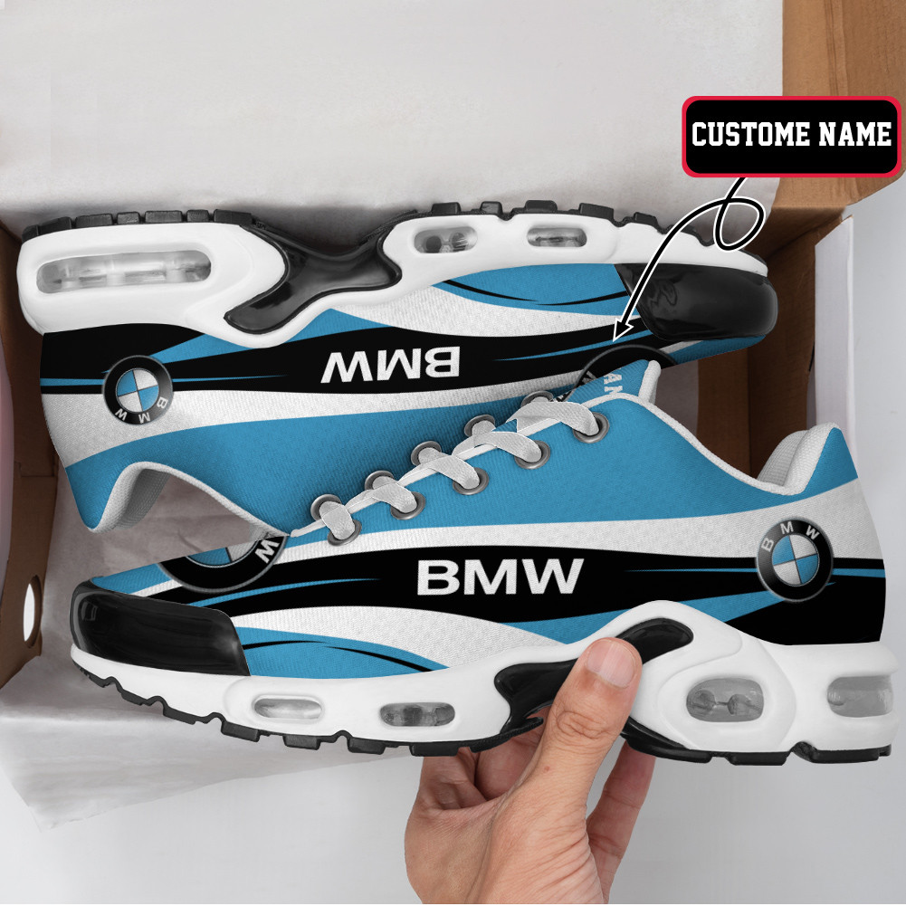BMW Wave Style Custom Name TN Air Max Shoes Air Cushion Sneakers
