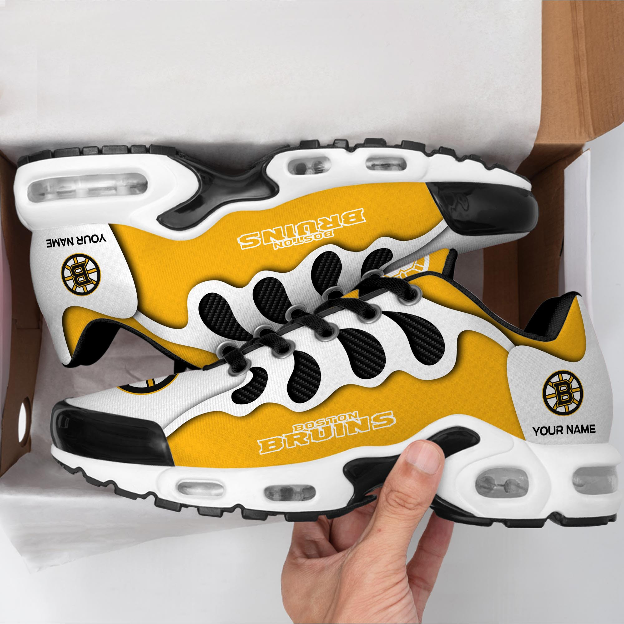Boston Bruins TN Air Max Plus Shoes Sneakers For Men And Women