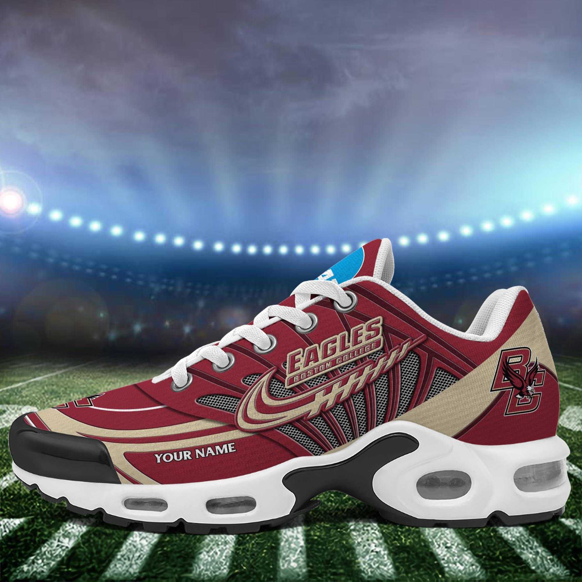 Boston College Eagles Personalized TN Air Max Shoes Air Cushion Sneakers