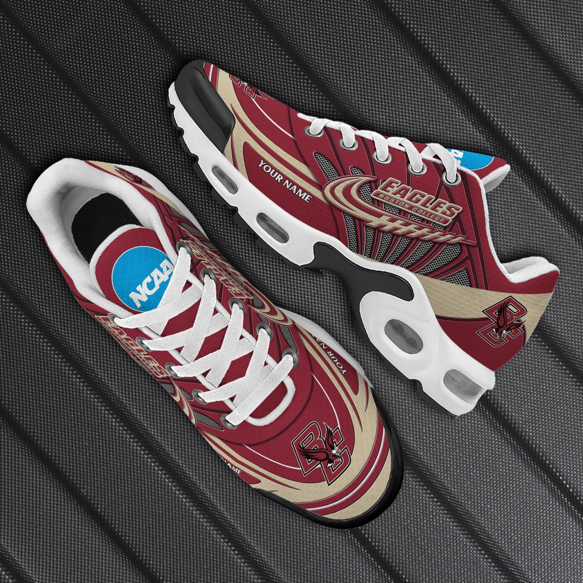 Boston College Eagles Personalized TN Air Max Shoes Air Cushion Sneakers