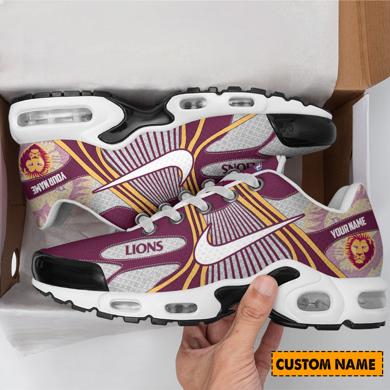Brisbane Lions AFL CUSTOMIZED UNISEX AIR MAX PLUS SNEAKERS