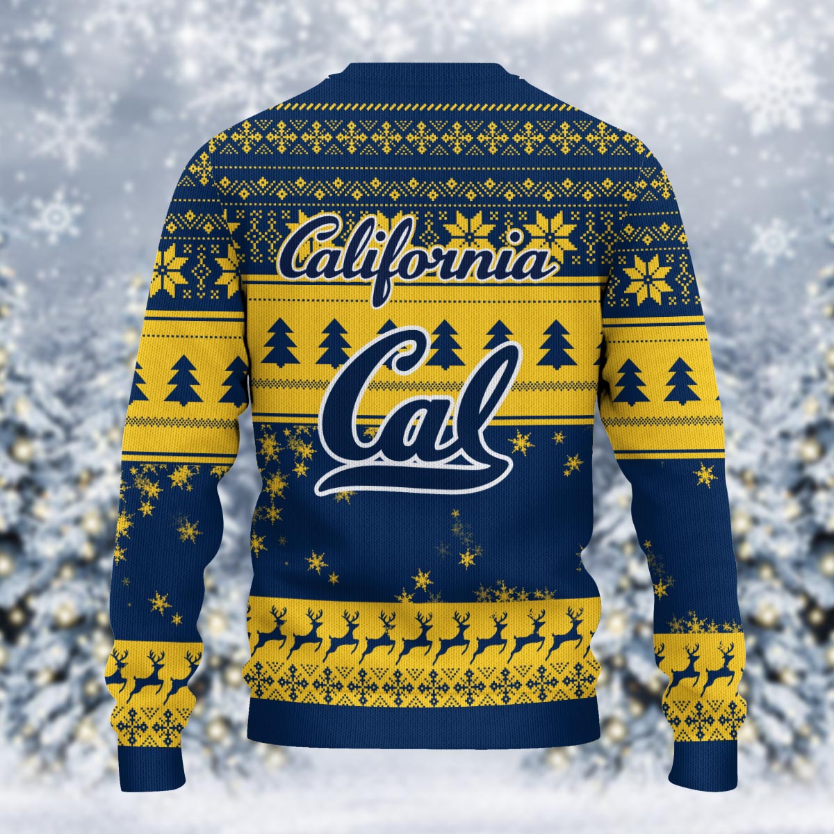 California Golden Bears Grinch Ugly Christmas Sweater