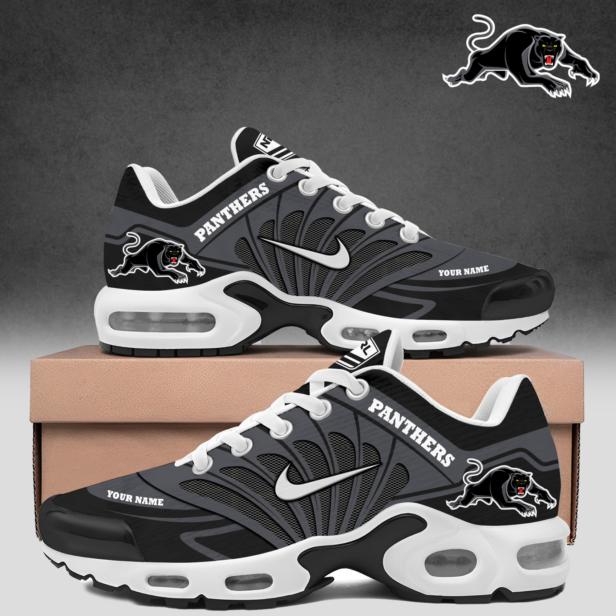 Carolina Panthers TN Air Max Plus Shoes Sneakers For Men And Women
