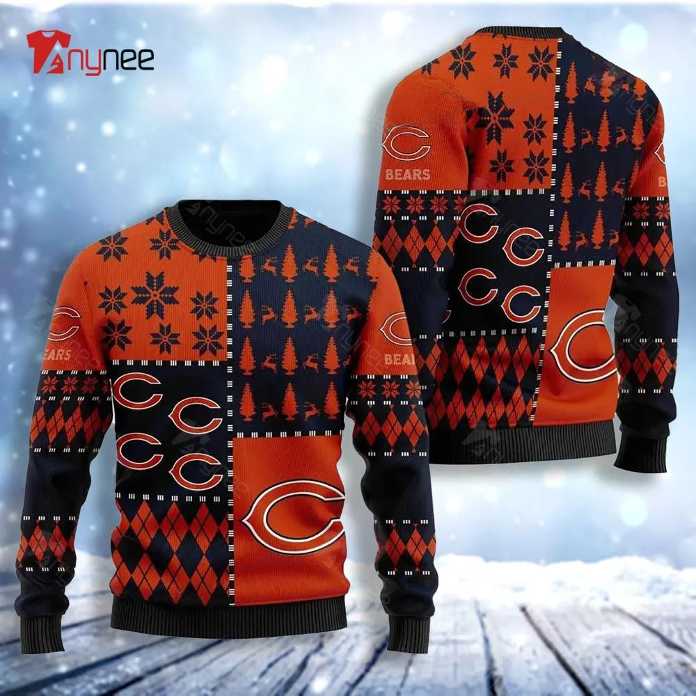 Chicago Bearss Best Christmas Gift For Bears Fans Ugly Christmas Sweater