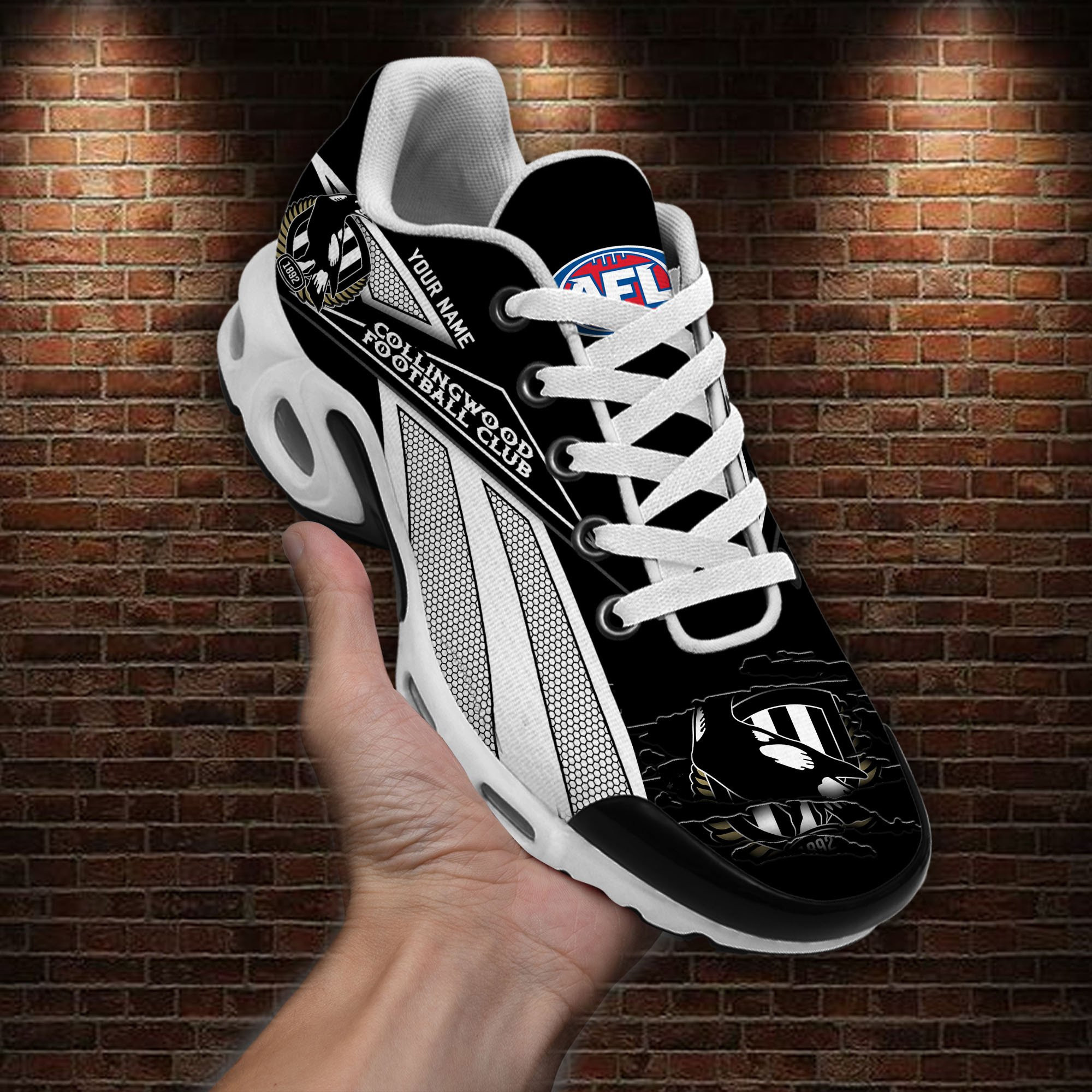 Collingwood Football Club TN Air Max Plus Shoes Sneakers For Men And Women