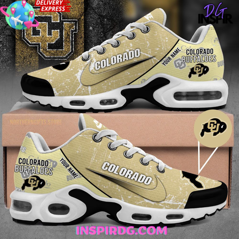 Colorado Buffaloes TN Air Max Plus Shoes Sneakers For Men And Women