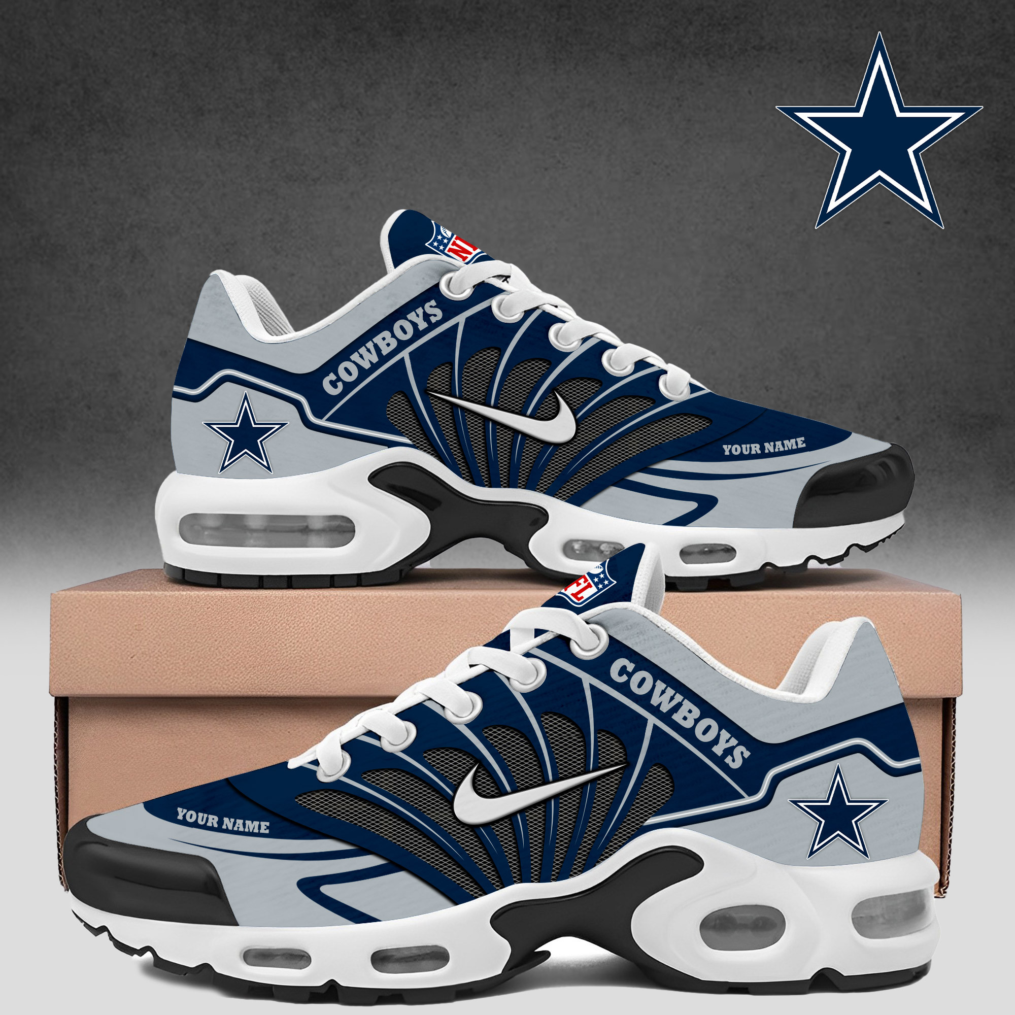 Dallas Cowboys TN Air Max Plus Shoes Sneakers For Men And Women