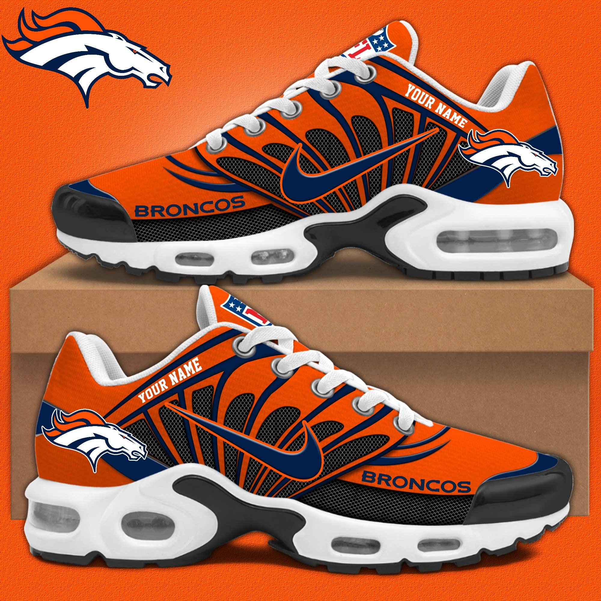 Denver Broncos TN Air Max Plus Shoes Sneakers For Men And Women