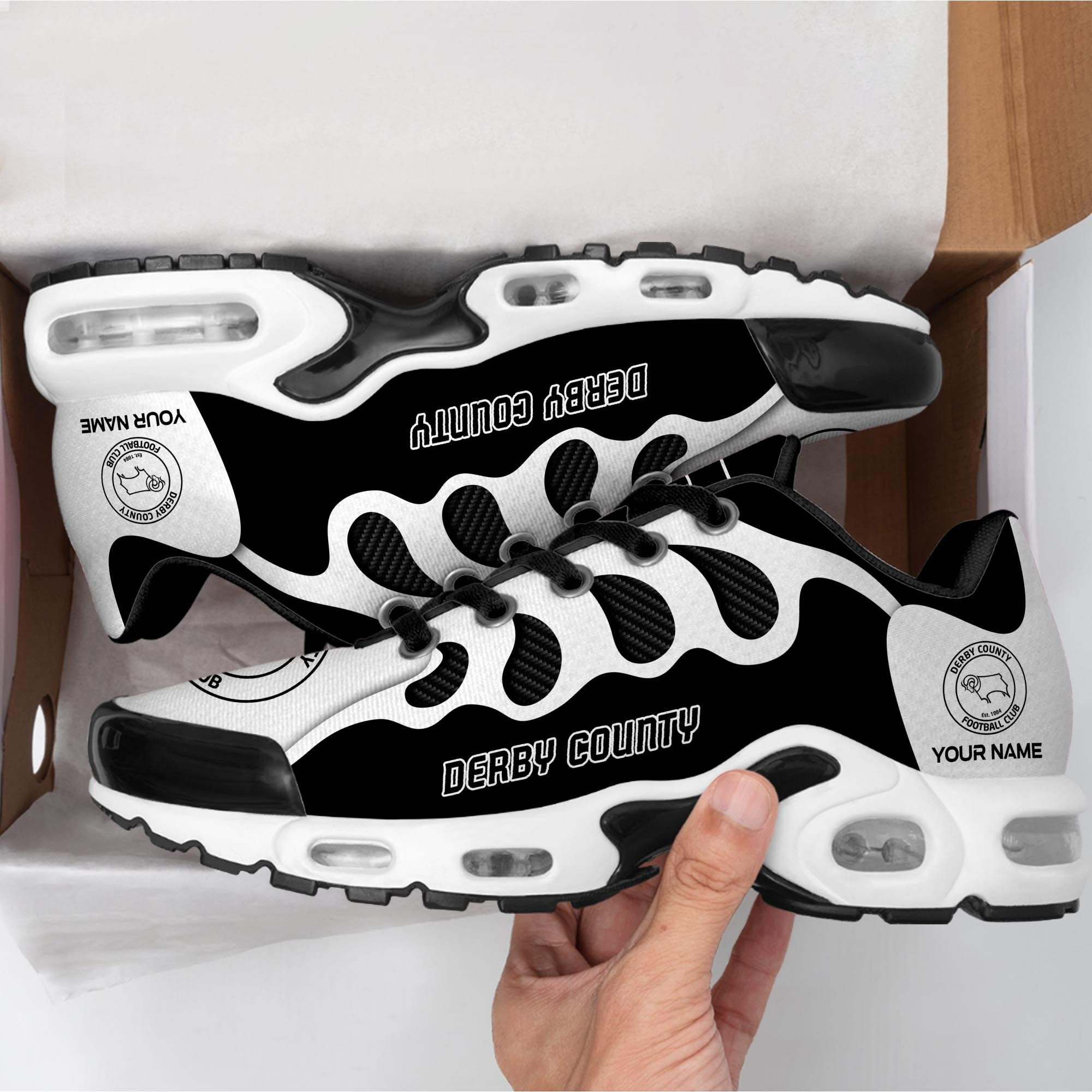 Derby County TN Air Max Plus Shoes Sneakers For Men And Women