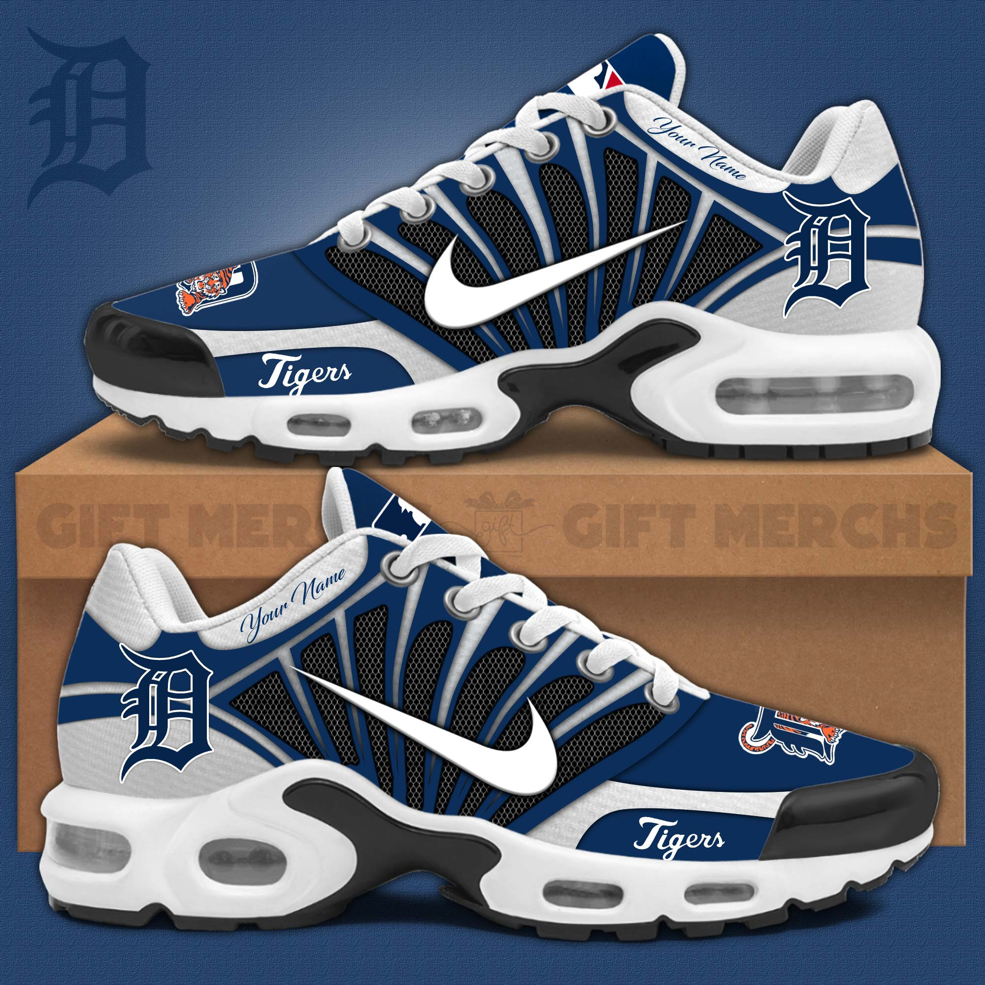Detroit Tigers TN Air Max Plus Shoes Sneakers For Men And Women