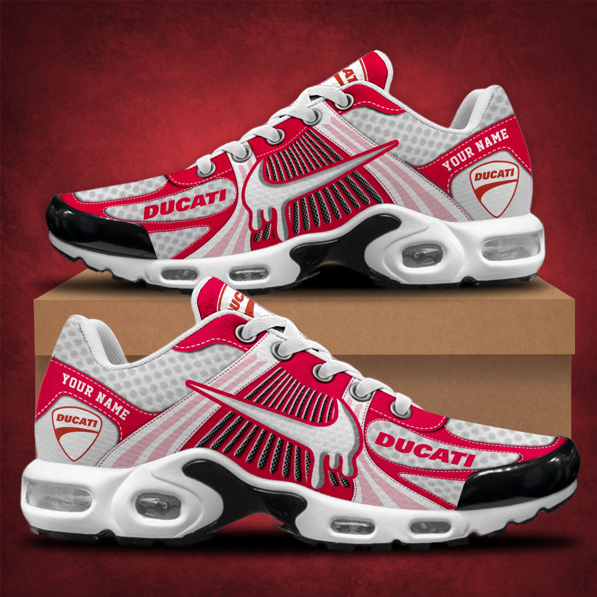 Ducati TN Air Max Plus Shoes Sneakers For Men And Women