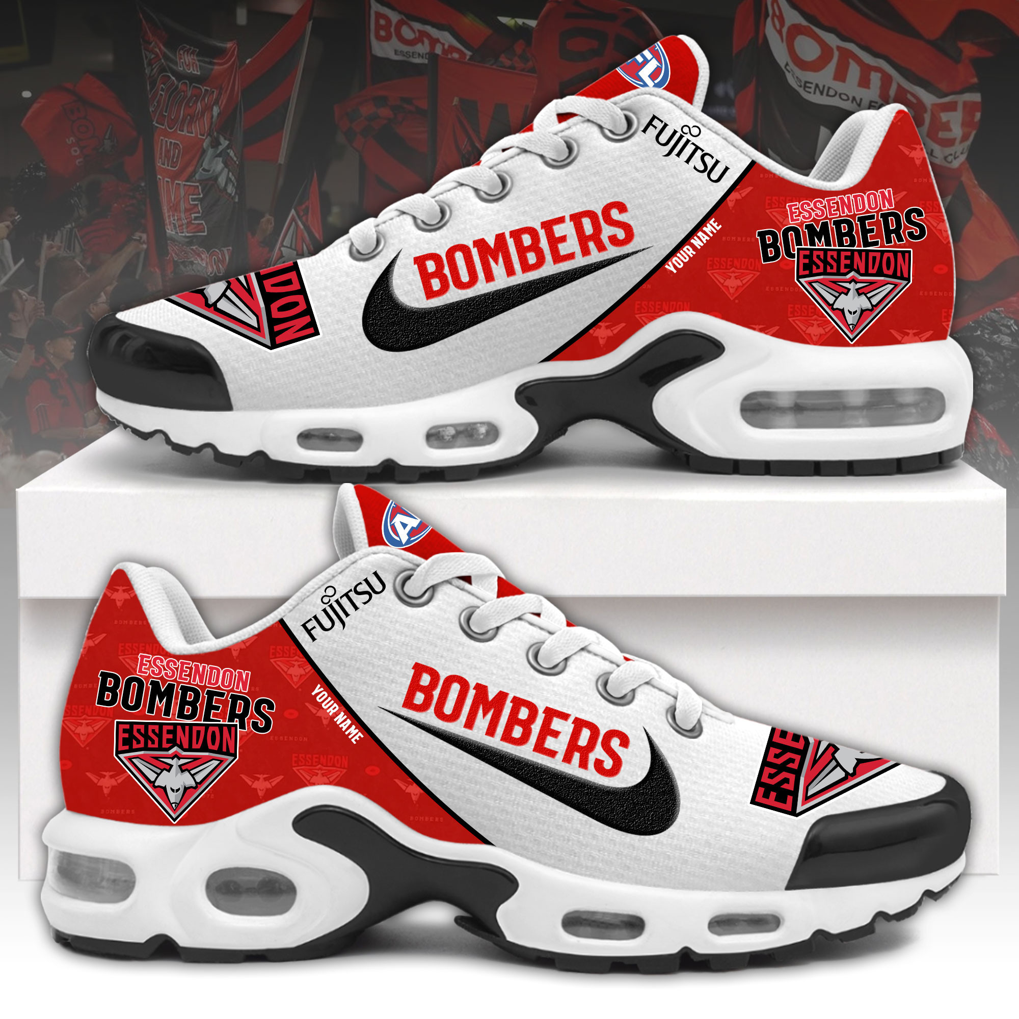 Essendon Bombers TN Air Max Plus Shoes Sneakers For Men And Women