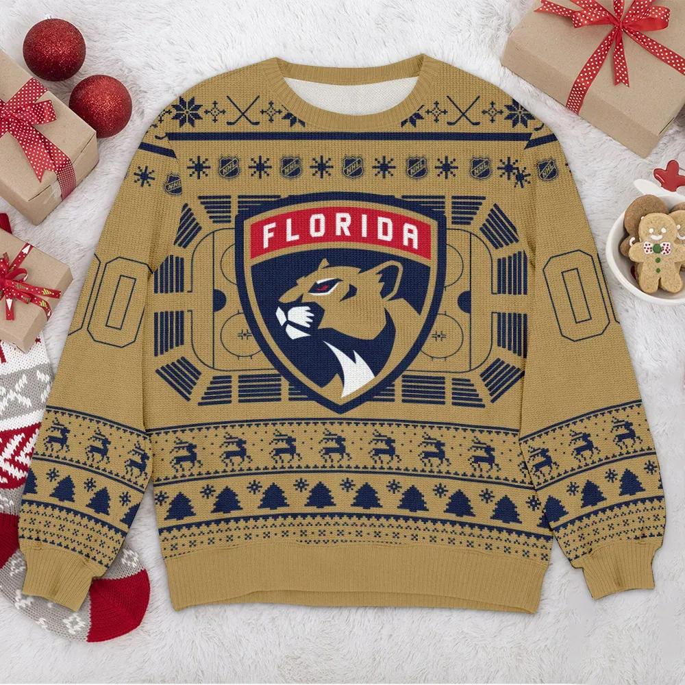 Florida Panthers Custom Ugly Christmas Sweater