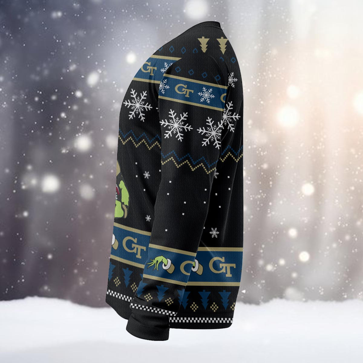 Georgia Tech Yellow Jackets Custom Chrismas Ugly Sweater