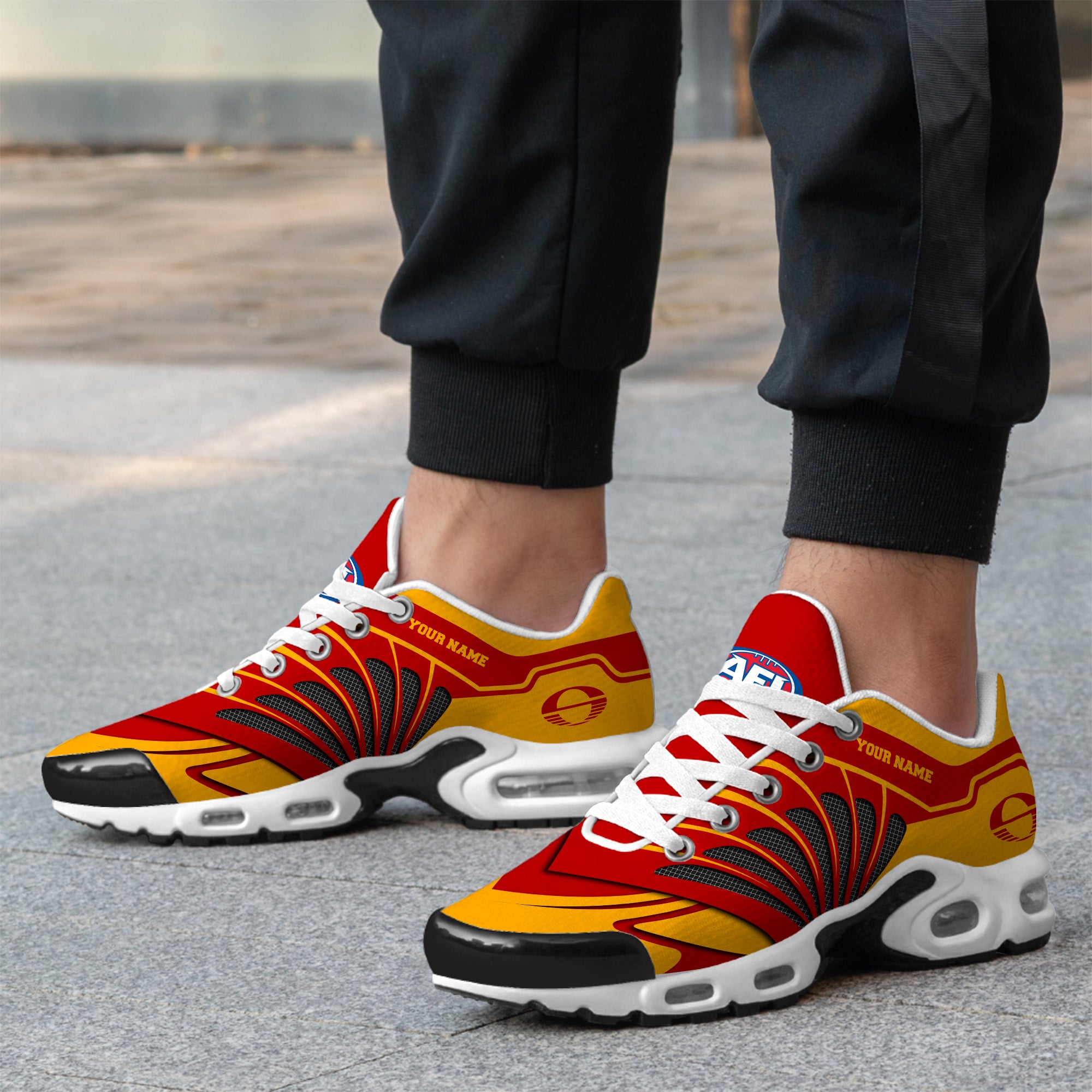 Gold Coast Suns CUSTOMIZED UNISEX AIR MAX PLUS SNEAKERS