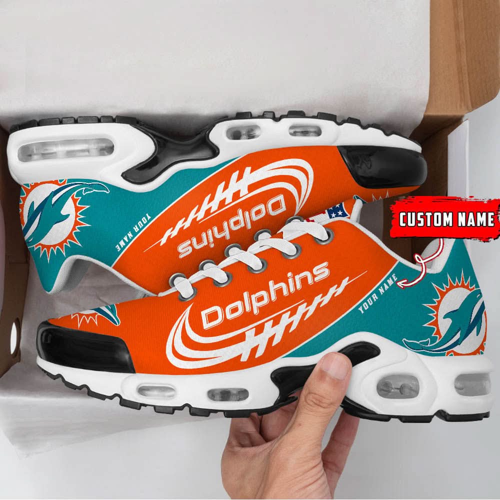Miami Dolphins-Custom Name-TN Shoes Perfect Gift